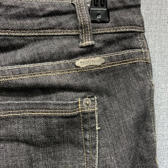 White House Black Market Size 6 Blanc Jeans Faded Black Womens Bootcut - Picture 4 of 10